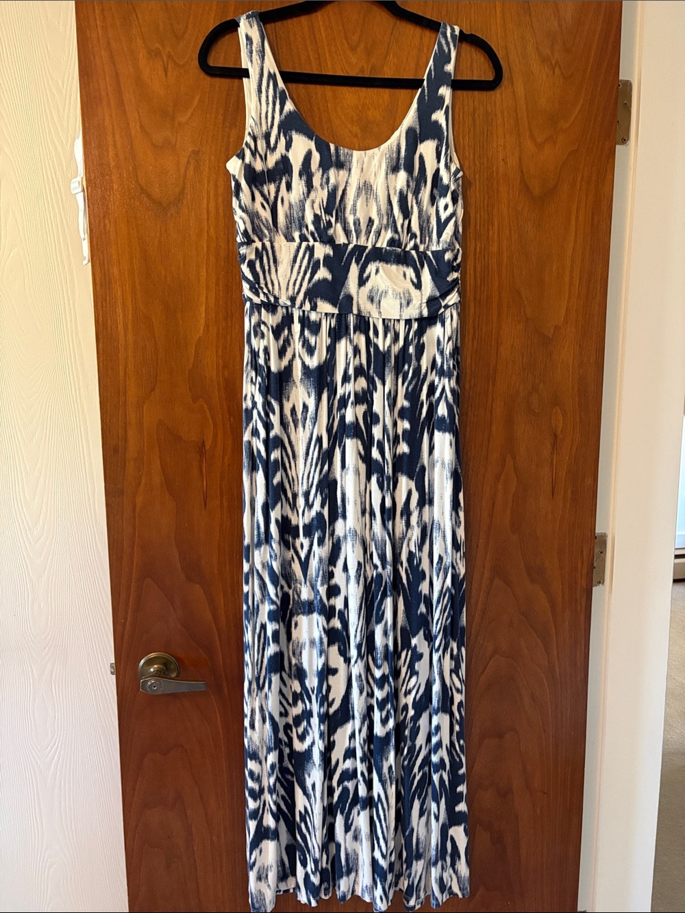 Ricki’s Sleeveless Navy and White Maxi Dress